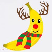 Banana Lover Xmas Gift Ugly Banana Christmas Sweater Women's Hoodie thumb 2