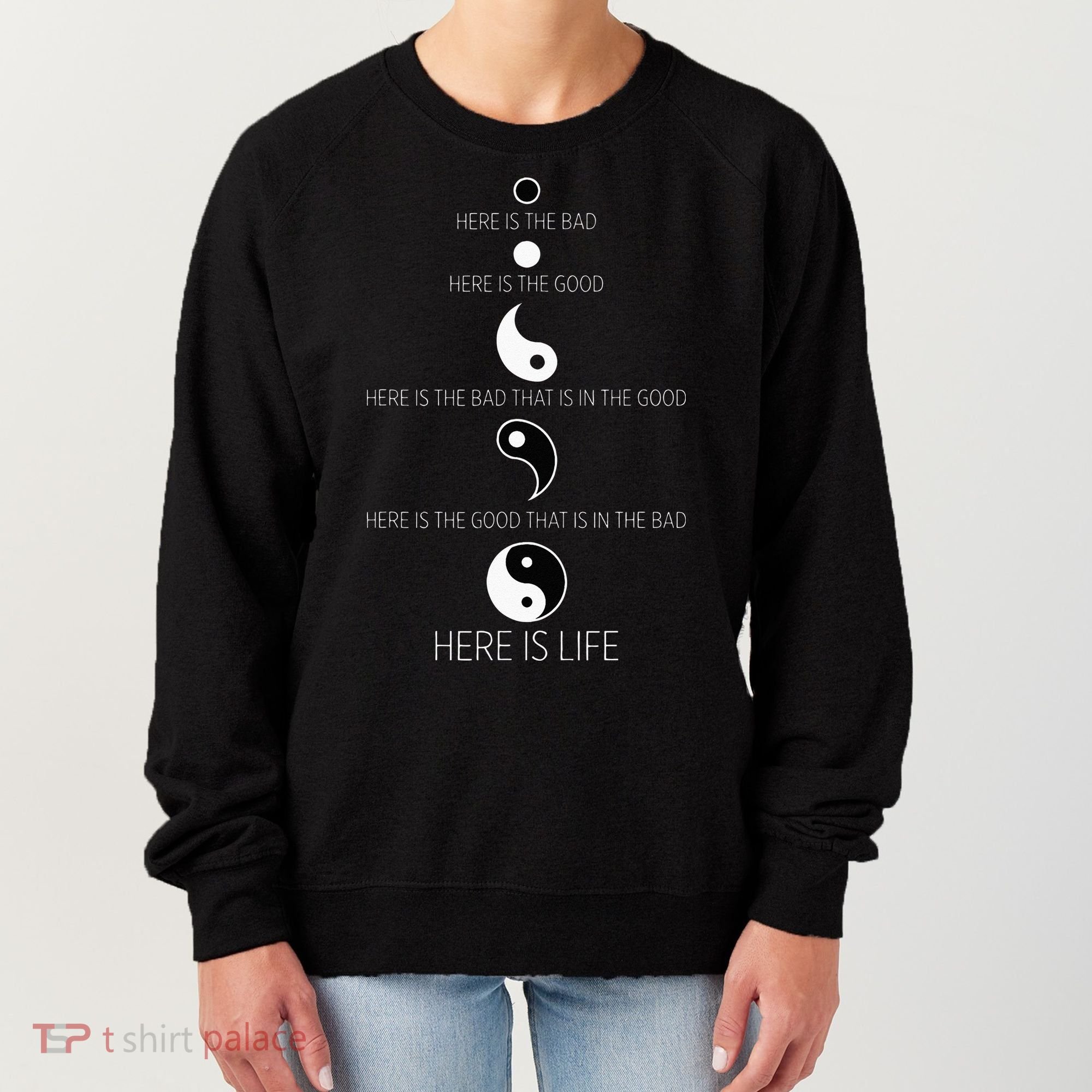 Buddist Life Yin Yang Women's Sweatshirt