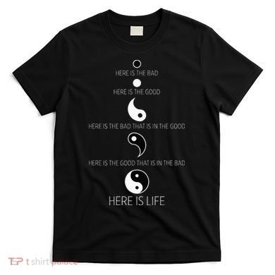 Buddist Life Yin Yang T-Shirt