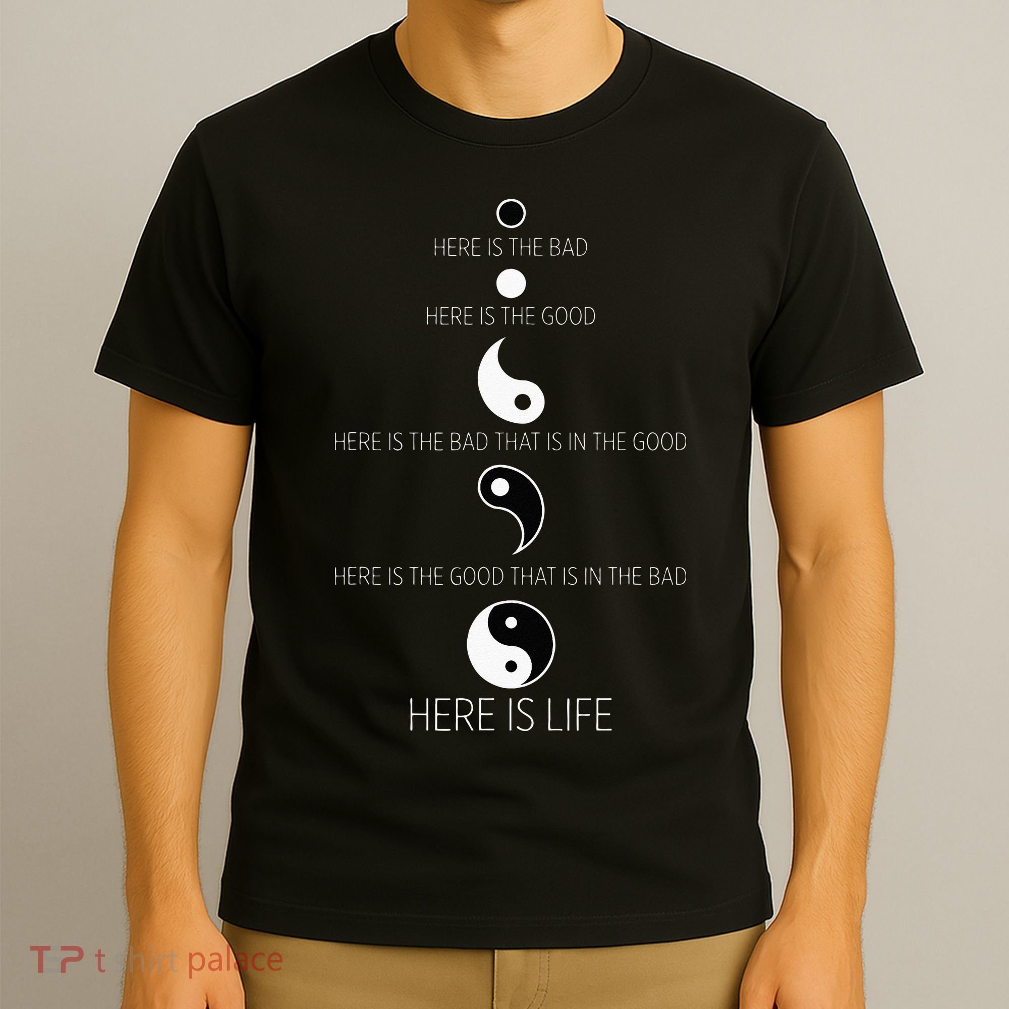 Buddist Life Yin Yang T-Shirt