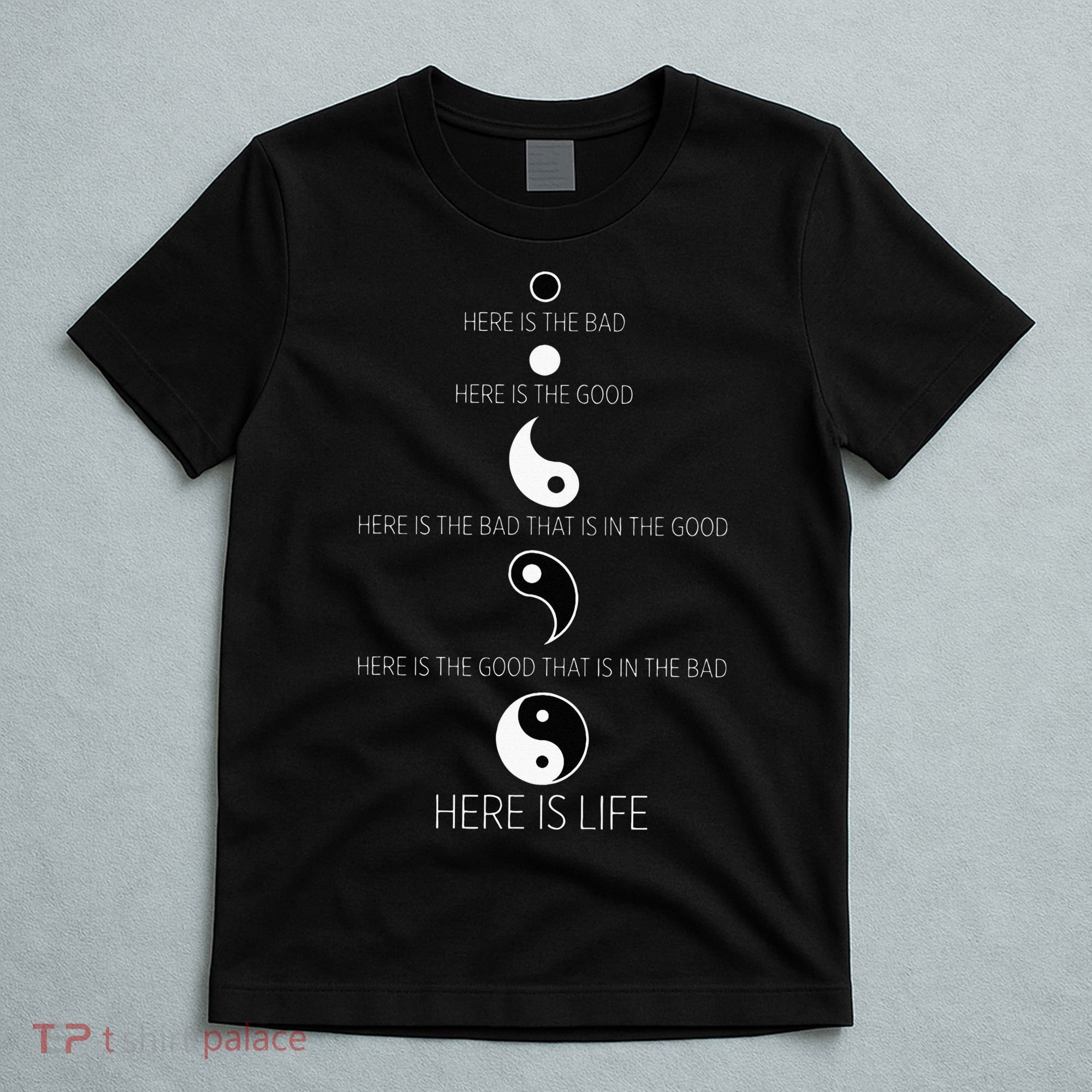 Buddist Life Yin Yang T-Shirt
