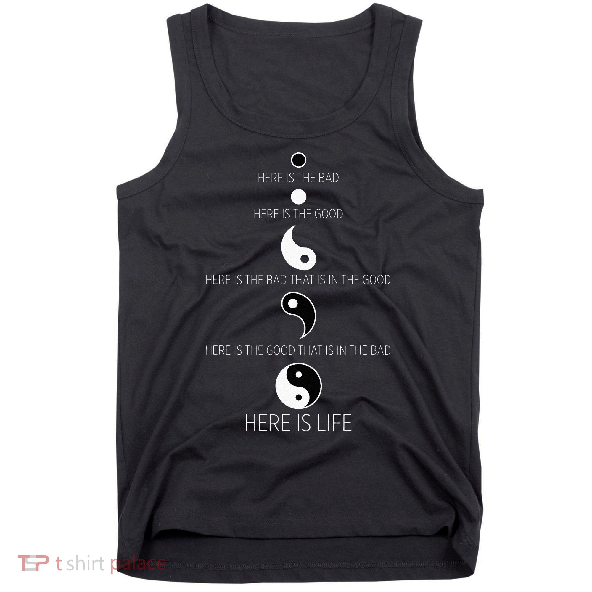 Buddist Life Yin Yang Tank Top