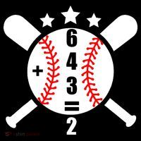 Baseball Math 6 4 3 2 Double Play Cute Softball Game Sweatshirt thumb 3
