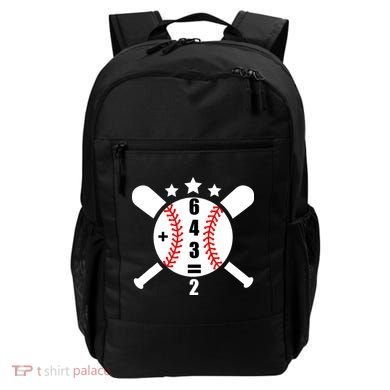 Baseball Math 6 4 3 2 Double Play Cute Softball Game Backpack