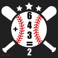 Baseball Math 6 4 3 2 Double Play Cute Softball Game Beanie thumb 2