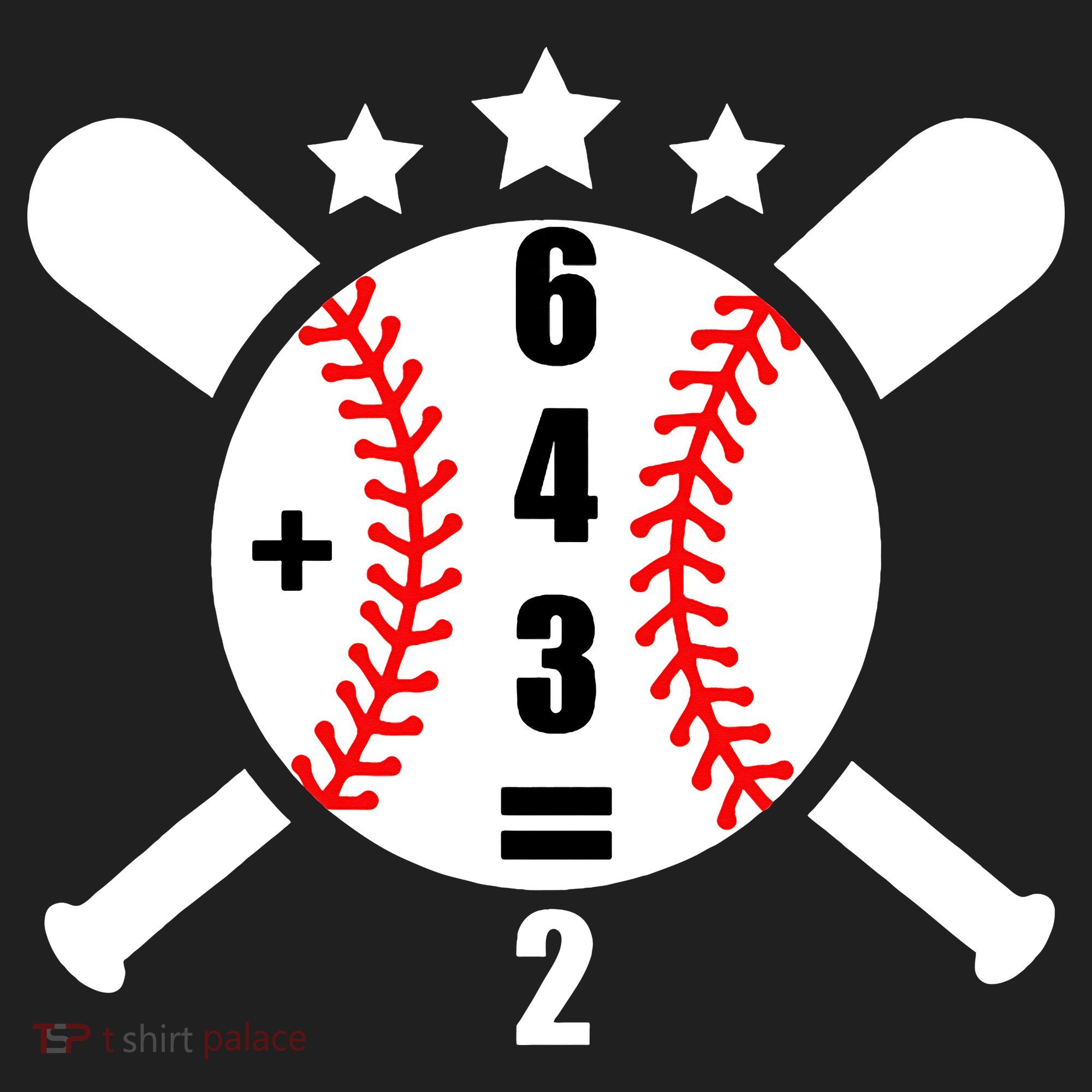 Baseball Math 6 4 3 2 Double Play Cute Softball Game Beanie