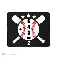 Baseball Math 6 4 3 2 Double Play Cute Softball Game Mousepad thumb 0