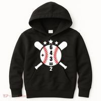 Baseball Math 6 4 3 2 Double Play Cute Softball Game Kids Hoodie thumb 0