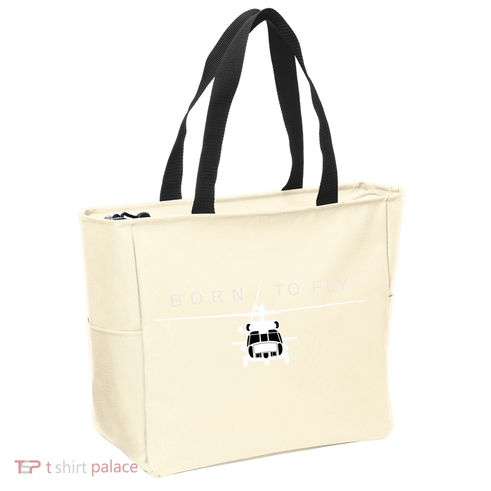 Blackhawk Military Aviation Helicopter Pilot Gift Tote Bag
