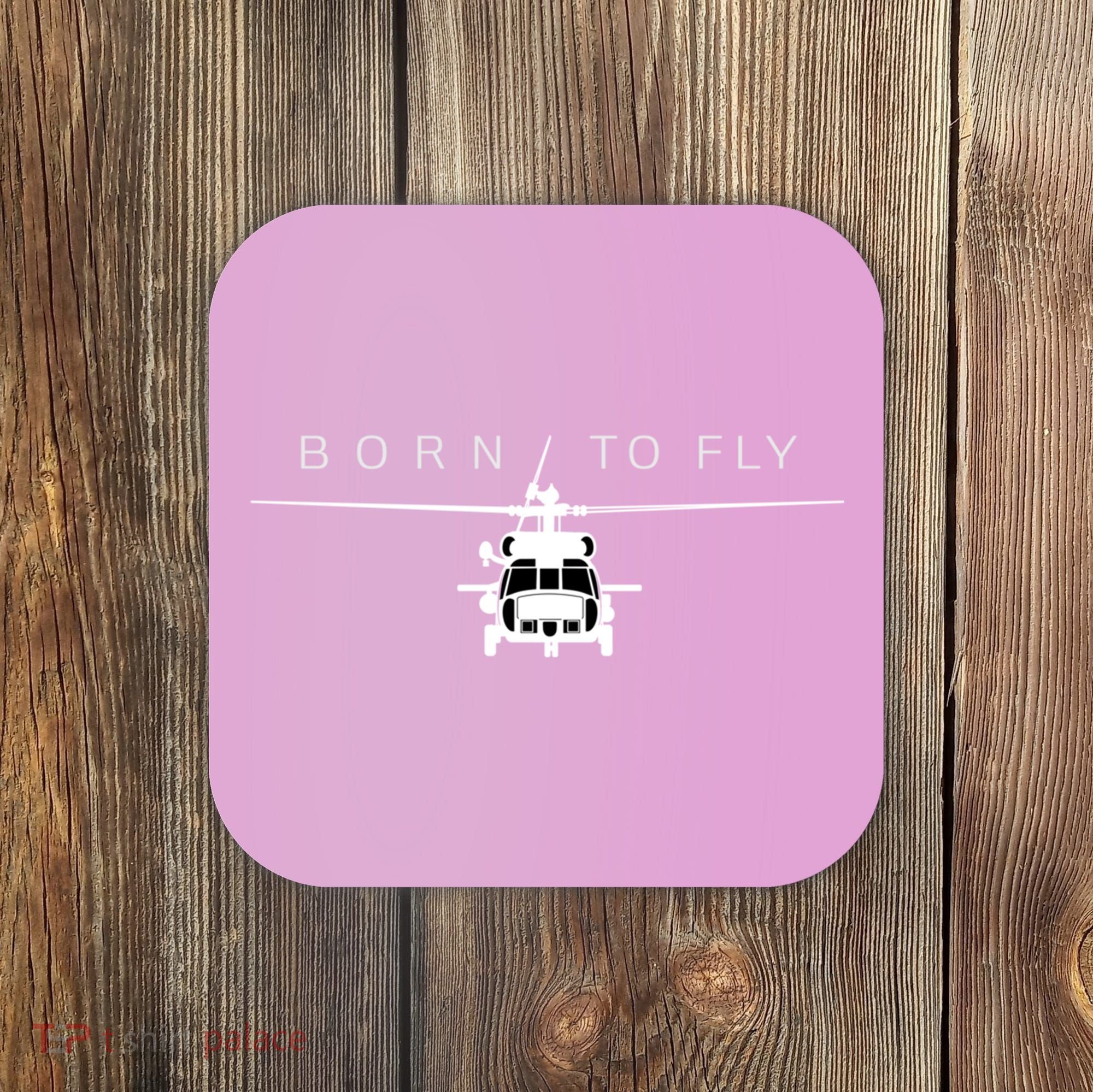 Blackhawk Military Aviation Helicopter Pilot Gift Coaster