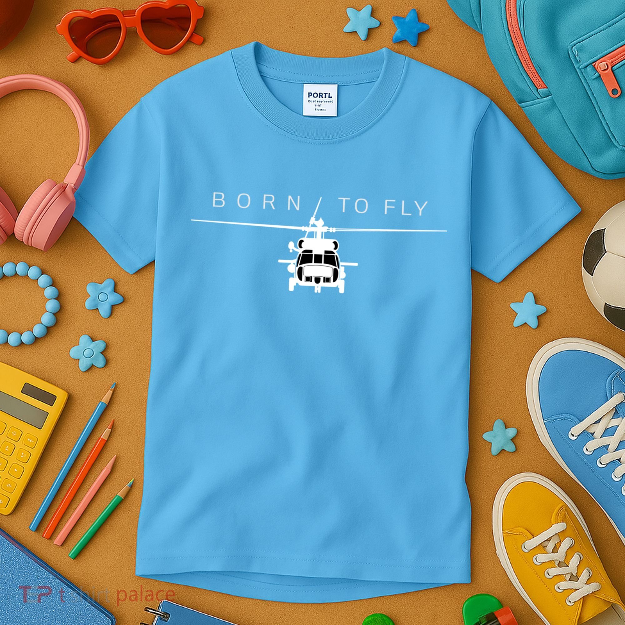 Blackhawk Military Aviation Helicopter Pilot Gift Kids T-Shirt