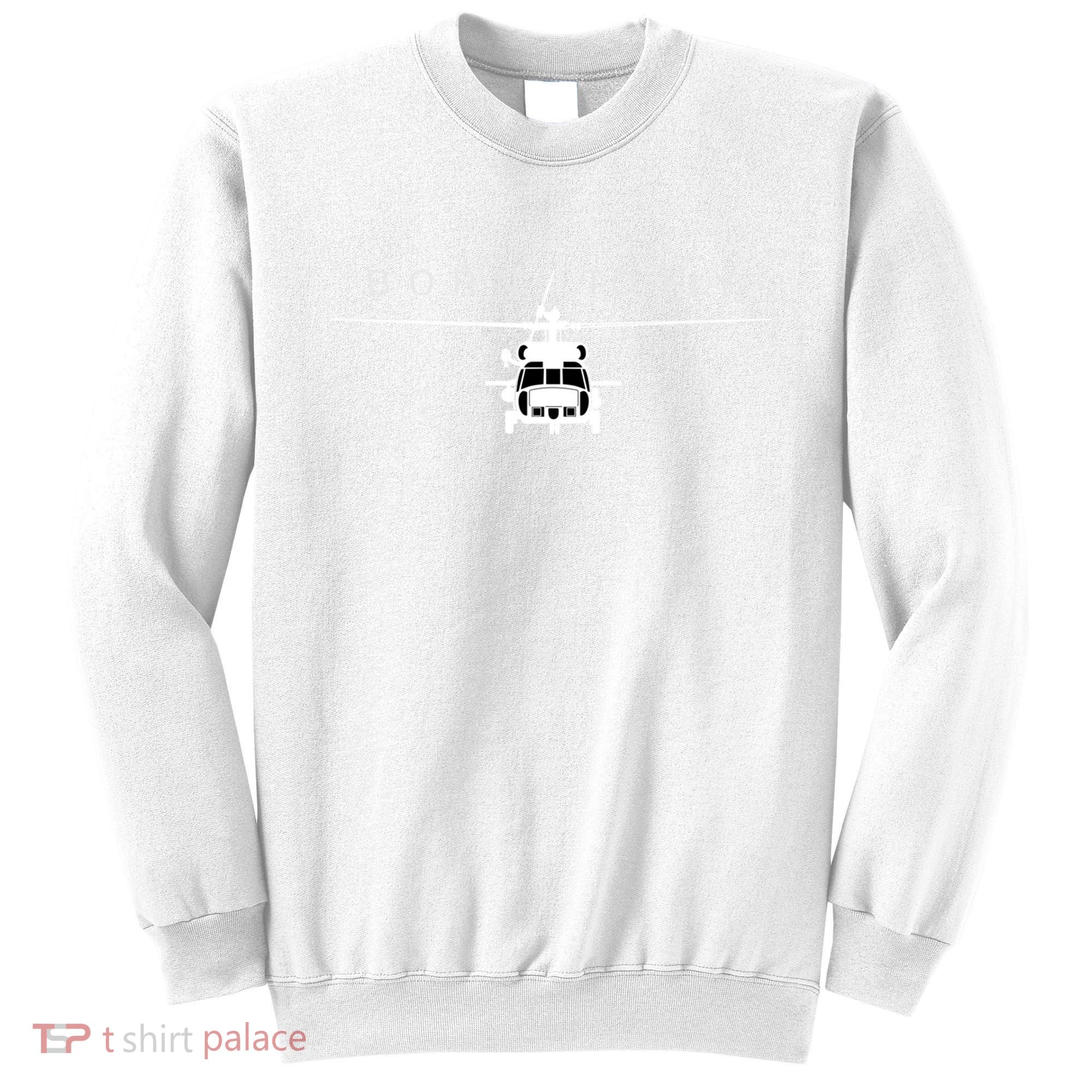 Blackhawk Military Aviation Helicopter Pilot Gift Sweatshirt
