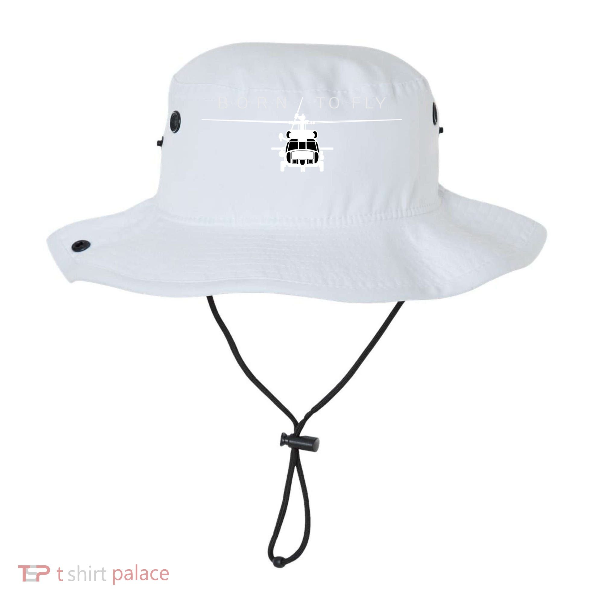 Blackhawk Military Aviation Helicopter Pilot Gift Bucket Hat
