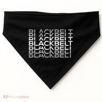 Blackbelt Martial Arts Karate Taekwondo Tkd Jiu Jitsu Judo Gift USA-Made Doggie Bandana thumb 0