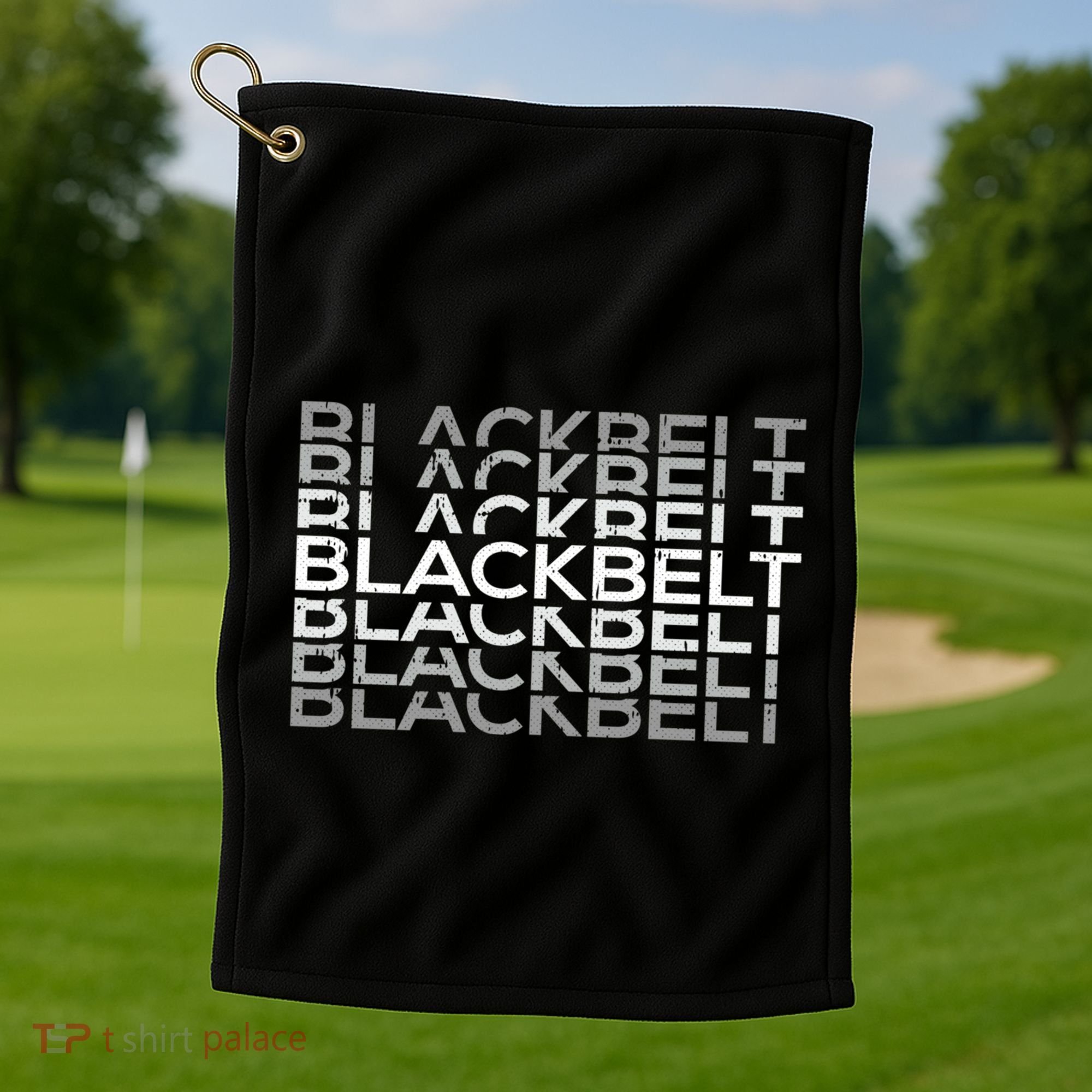 Blackbelt Martial Arts Karate Taekwondo Tkd Jiu Jitsu Judo Gift Golf Towel