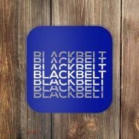 Blackbelt Martial Arts Karate Taekwondo Tkd Jiu Jitsu Judo Gift Coaster thumb 0