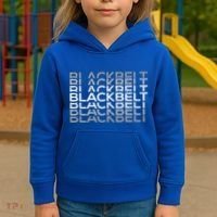 Blackbelt Martial Arts Karate Taekwondo Tkd Jiu Jitsu Judo Gift Kids Hoodie thumb 3