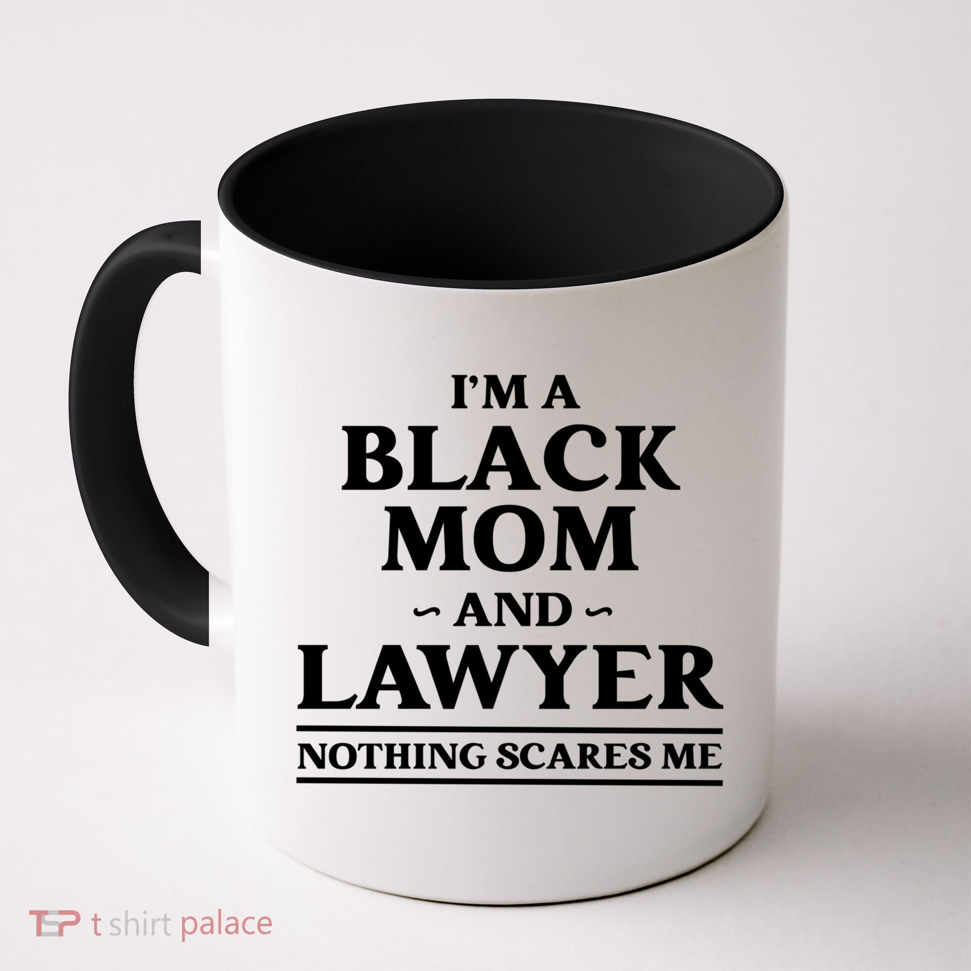 Black Mom And Lawyer African American Attorney Gift Coffee Mug