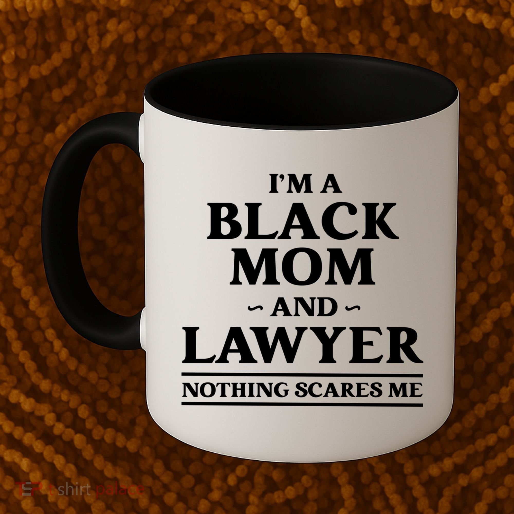 Black Mom And Lawyer African American Attorney Gift Coffee Mug