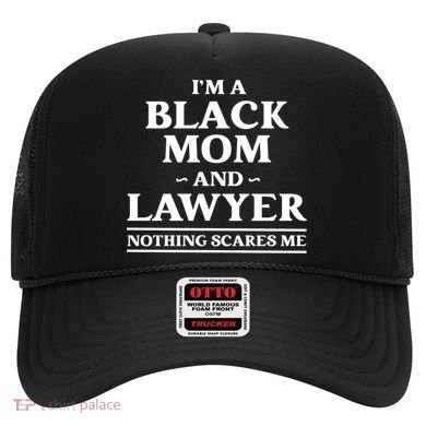 Black Mom And Lawyer African American Attorney Gift Hat