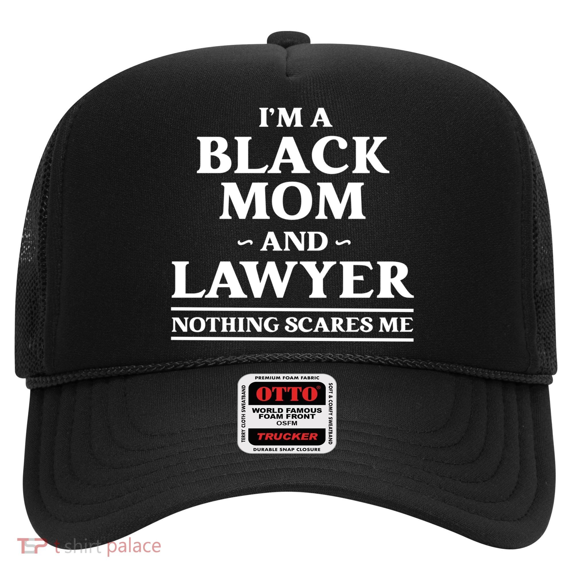 Black Mom And Lawyer African American Attorney Gift Hat