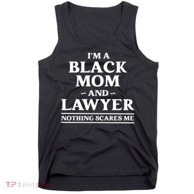 Black Mom And Lawyer African American Attorney Gift Tank Top