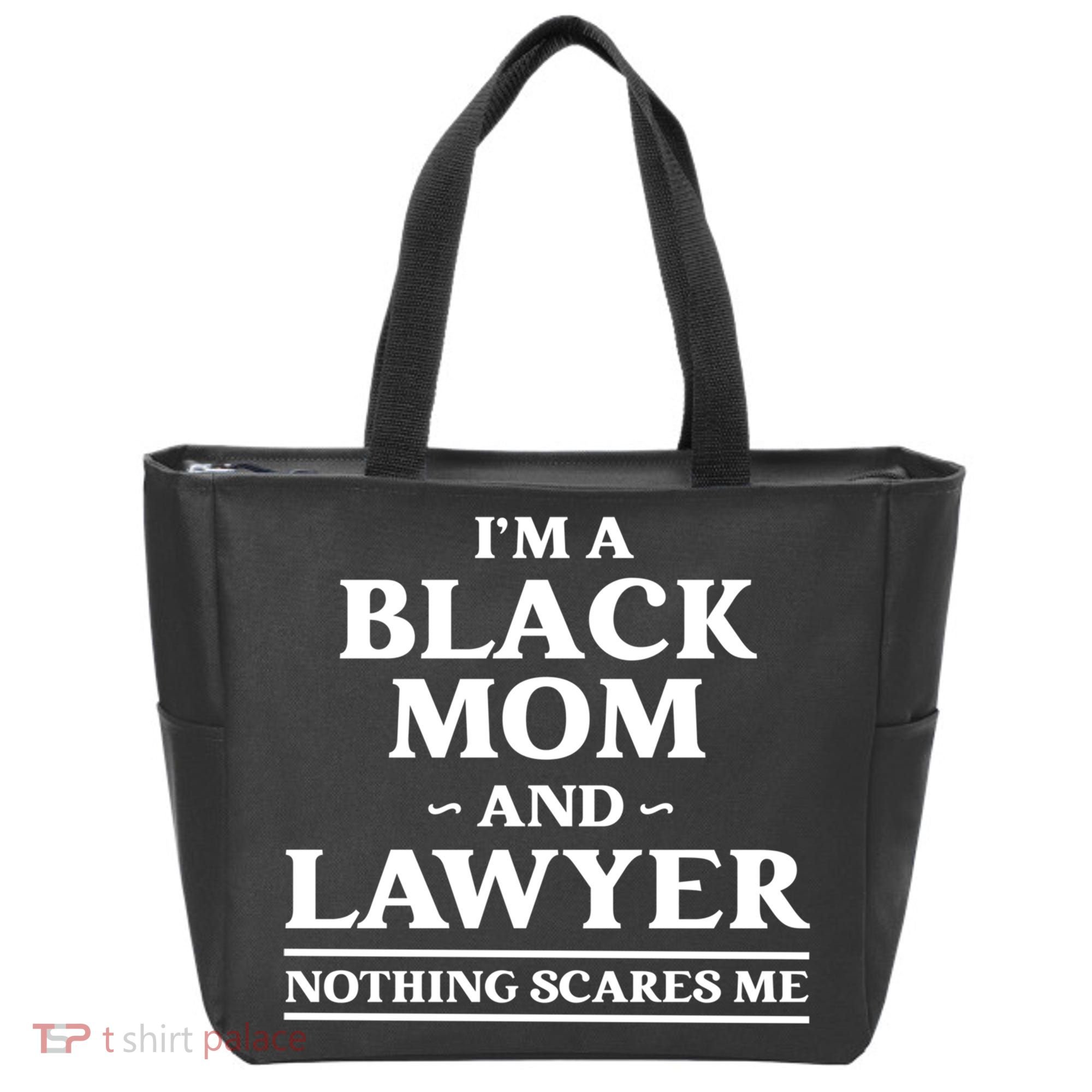 Black Mom And Lawyer African American Attorney Gift Tote Bag