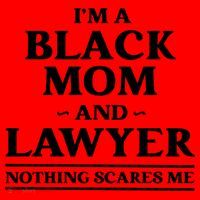 Black Mom And Lawyer African American Attorney Gift Santa Hat thumb 1