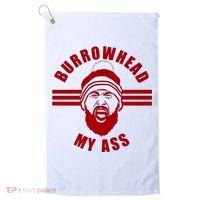 Burrowhead My Ass Funny Football Fans Golf Towel thumb 0