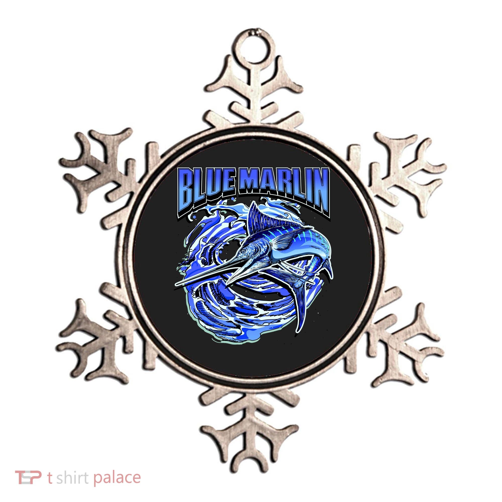 Blue Marlin Action Shot Fishing Ornament