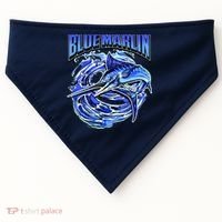 Blue Marlin Action Shot Fishing USA-Made Doggie Bandana thumb 0