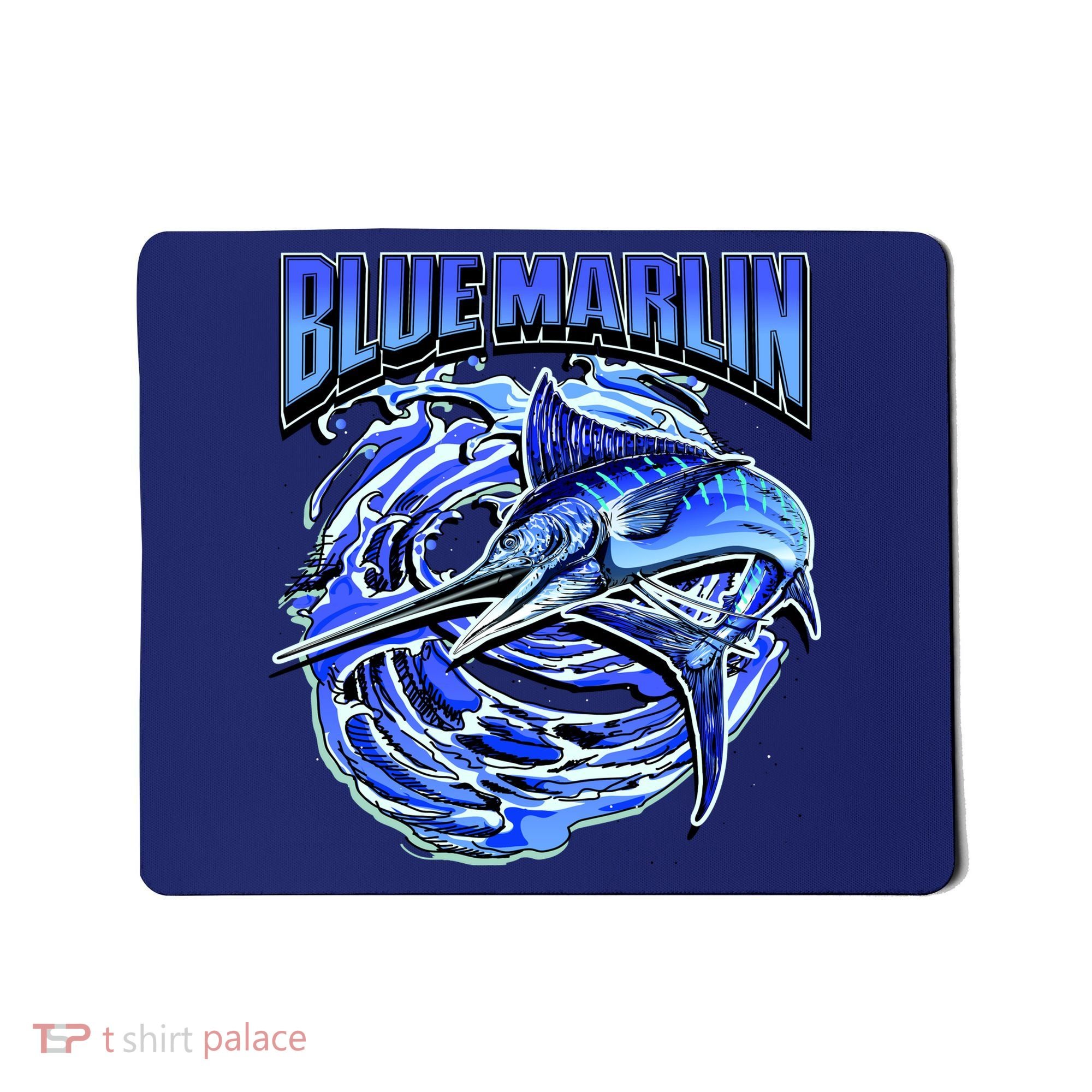 Blue Marlin Action Shot Fishing Mousepad