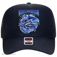 Blue Marlin Action Shot Fishing Hat thumb 0