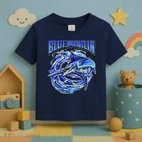 Blue Marlin Action Shot Fishing Toddler T-Shirt thumb 3