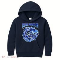 Blue Marlin Action Shot Fishing Kids Hoodie thumb 0
