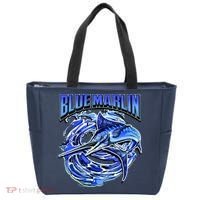 Blue Marlin Action Shot Fishing Tote Bag thumb 0