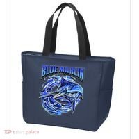 Blue Marlin Action Shot Fishing Tote Bag thumb 3