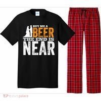 Buy Me A Beer The End Is Near Funny Getting Married Groom Pajama Set thumb 0