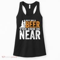 Buy Me A Beer The End Is Near Funny Getting Married Groom Women's Tank Top thumb 0