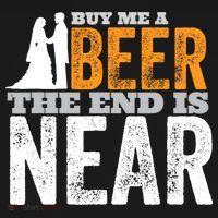 Buy Me A Beer The End Is Near Funny Getting Married Groom Women's Tank Top thumb 5