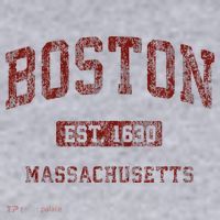 Boston Massachusetts Athletic Throwback Women's Sweatshirt thumb 2
