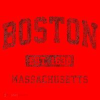 Boston Massachusetts Athletic Throwback Santa Hat thumb 1