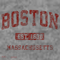 Boston Massachusetts Athletic Throwback Toddler Hoodie thumb 2