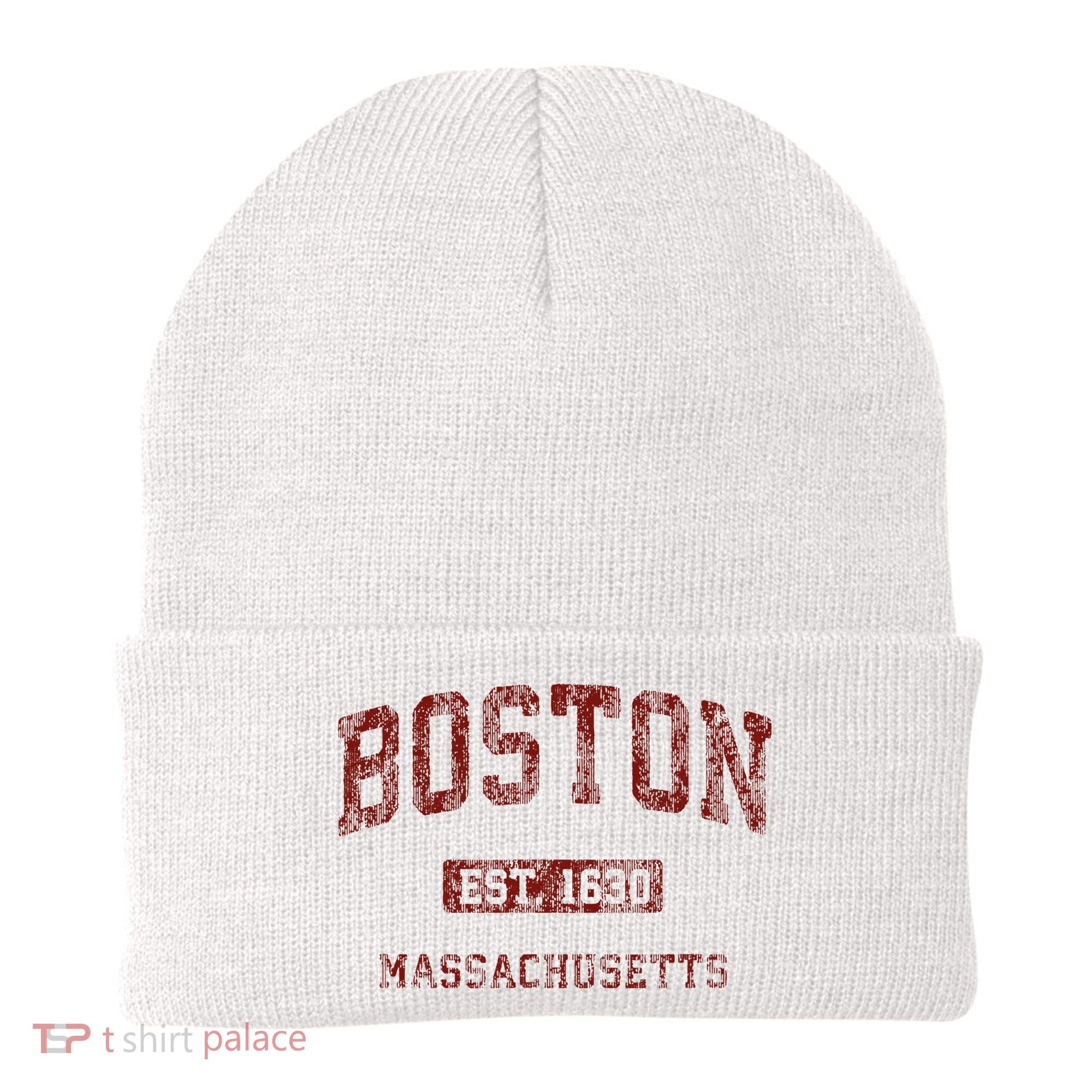 Boston Massachusetts Athletic Throwback Beanie