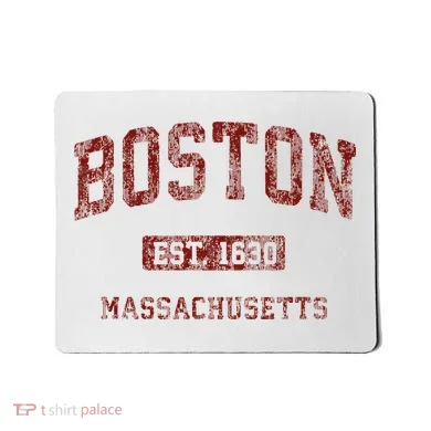 Boston Massachusetts Athletic Throwback Mousepad