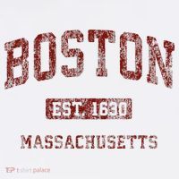 Boston Massachusetts Athletic Throwback Mousepad thumb 1