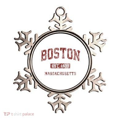 Boston Massachusetts Athletic Throwback Ornament