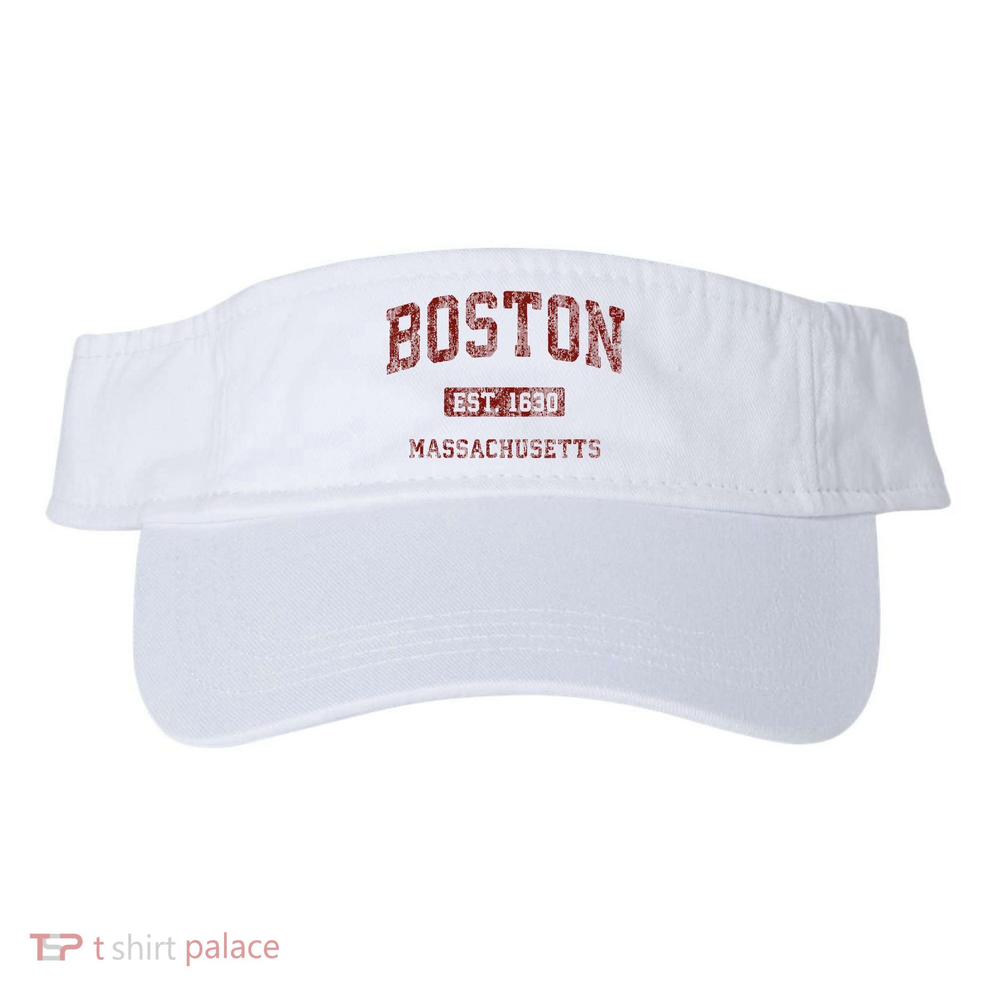 Boston Massachusetts Athletic Throwback Visor