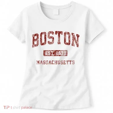 Boston Massachusetts Athletic Throwback Women's T-Shirt