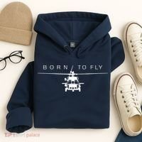 Blackhawk Military Aviation Apparel Helicopter Pilot Gift Hoodie thumb 4